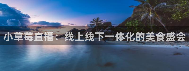 nba直播免费高清直播小九：小草莓直播：线上线下一体化的美食盛会